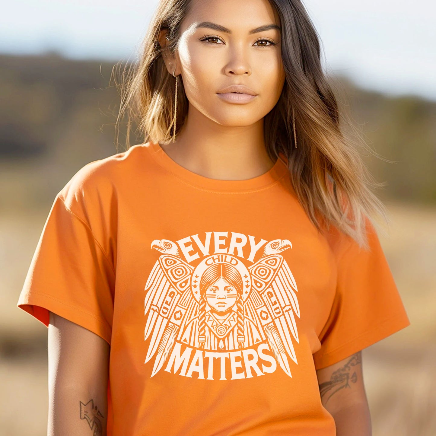 Every Child Matters For Orange Shirt Day Unisex T-shirt/Hoodie/Sweatshirt 298