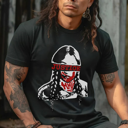 Justice For MMIW Red T-Shirt - Indigenous Women Awareness Unisex T-Shirt/T-Shirt V-Neck/Hoodie/Sweatshirt