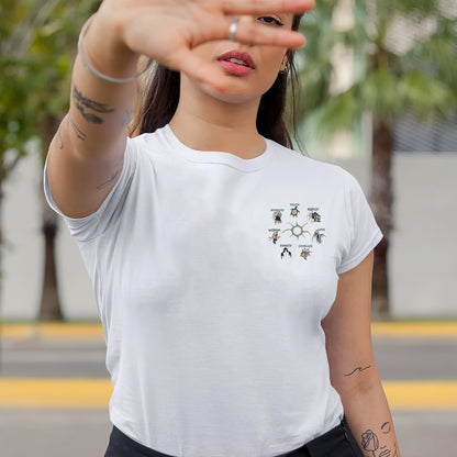 The Seven Sacred Laws Native American Indigenous Culture Unisex - Two sides - T-Shirt/T-Shirt V-Neck/Hoodie/Sweatshirt