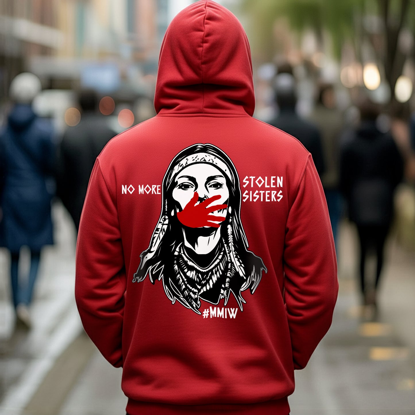 MMIW No More Stolen Sisters - Two Sides - MMIW Unisex T-shirt/Hoodie/V-Neck/Sweatshirt