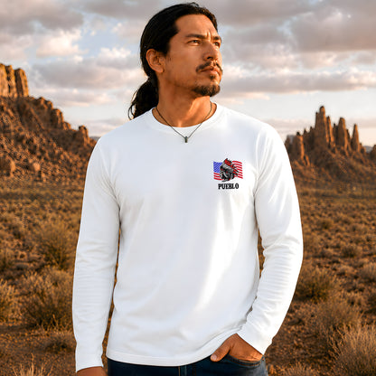 I Am Native - America Was Born On My Land - Custom Tribe - Two Sides Unisex Long Sleeve