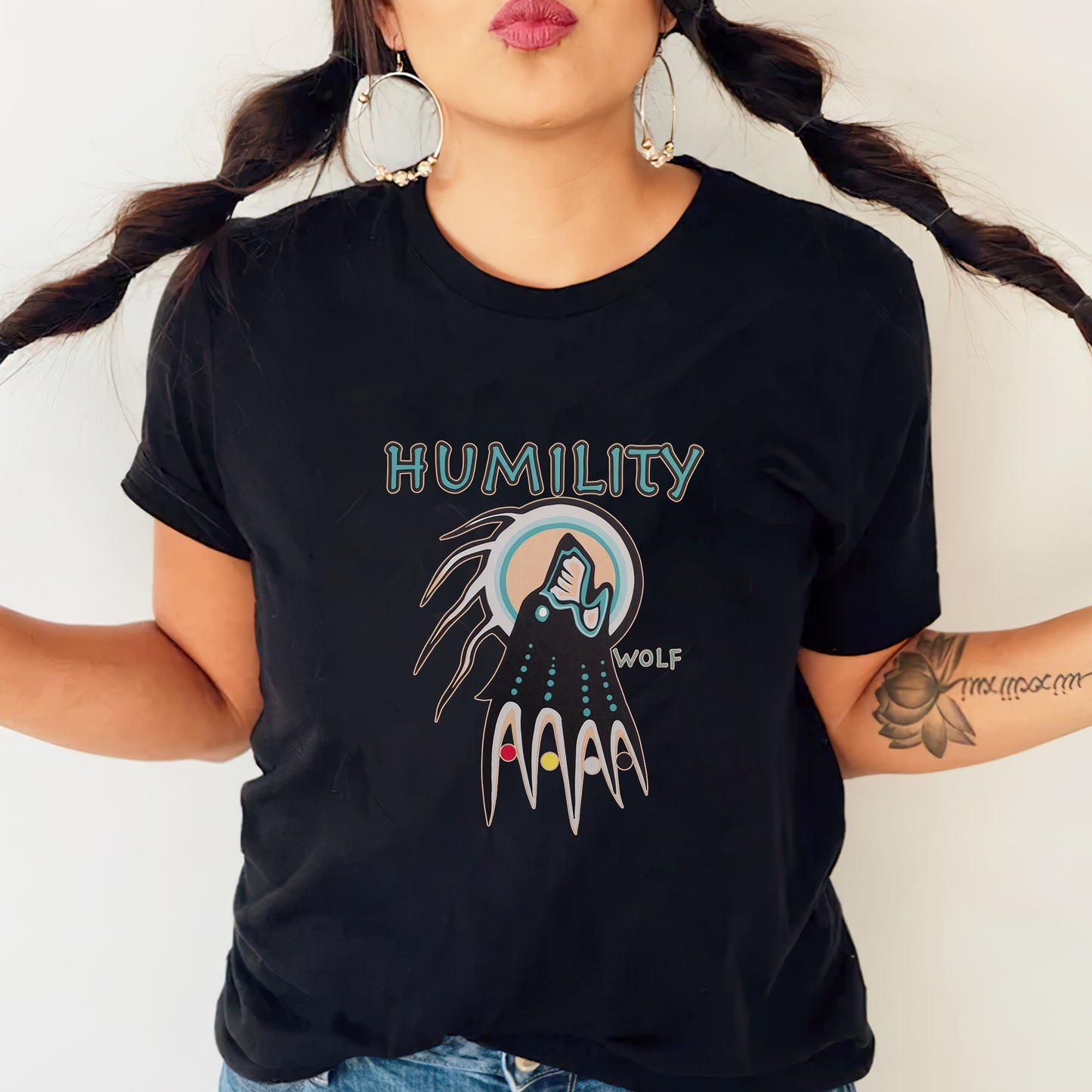 The Seven Sacred Laws - Humility Native American Unisex T-Shirt/T-Shirt V-Neck/Hoodie/Sweatshirt