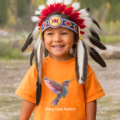 Every Child Matters Hummingbird Orange Awareness Unisex T-Shirt/Hoodie/Sweatshirt