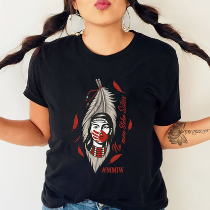 No More Stolen Sisters Red Hand - MMIW Unisex T-Shirt/Hoodie/V-Neck/Sweatshirt