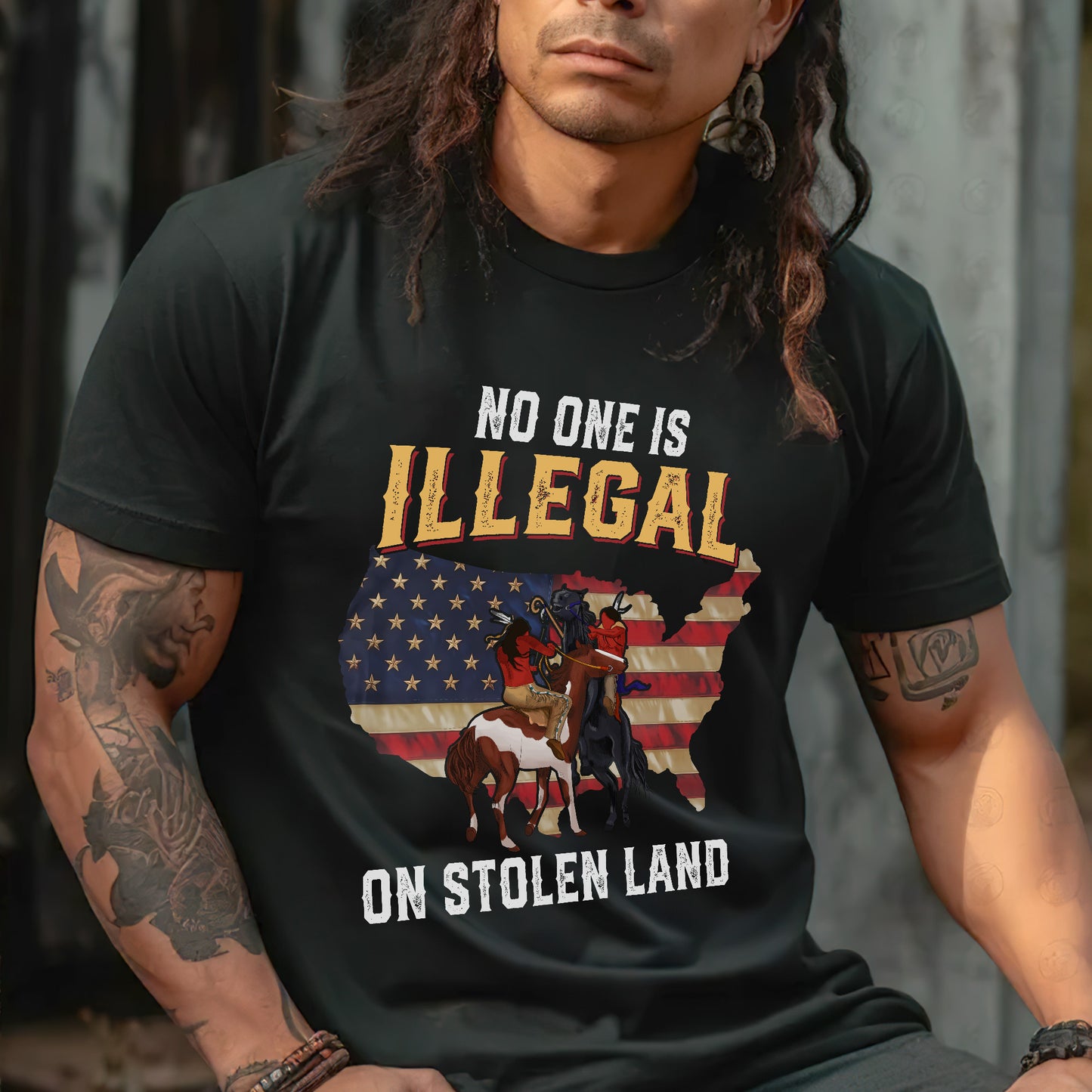 No One Is Illegal On Stolen Land Unisex T-Shirt/Hoodie/Sweatshirt