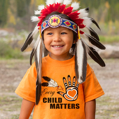 Every Child Matters Heart Handprint Unisex T-shirt/Hoodie/Sweatshirt