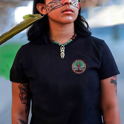 No One Is Illegal On Stolen Land – Indigenous Rights Unisex - Two sides - T-Shirt/T-Shirt V-Neck/Hoodie/Sweatshirt