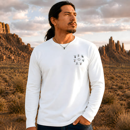 The Seven Sacred Laws Native American Indigenous Culture - Two Sides Unisex Long Sleeve
