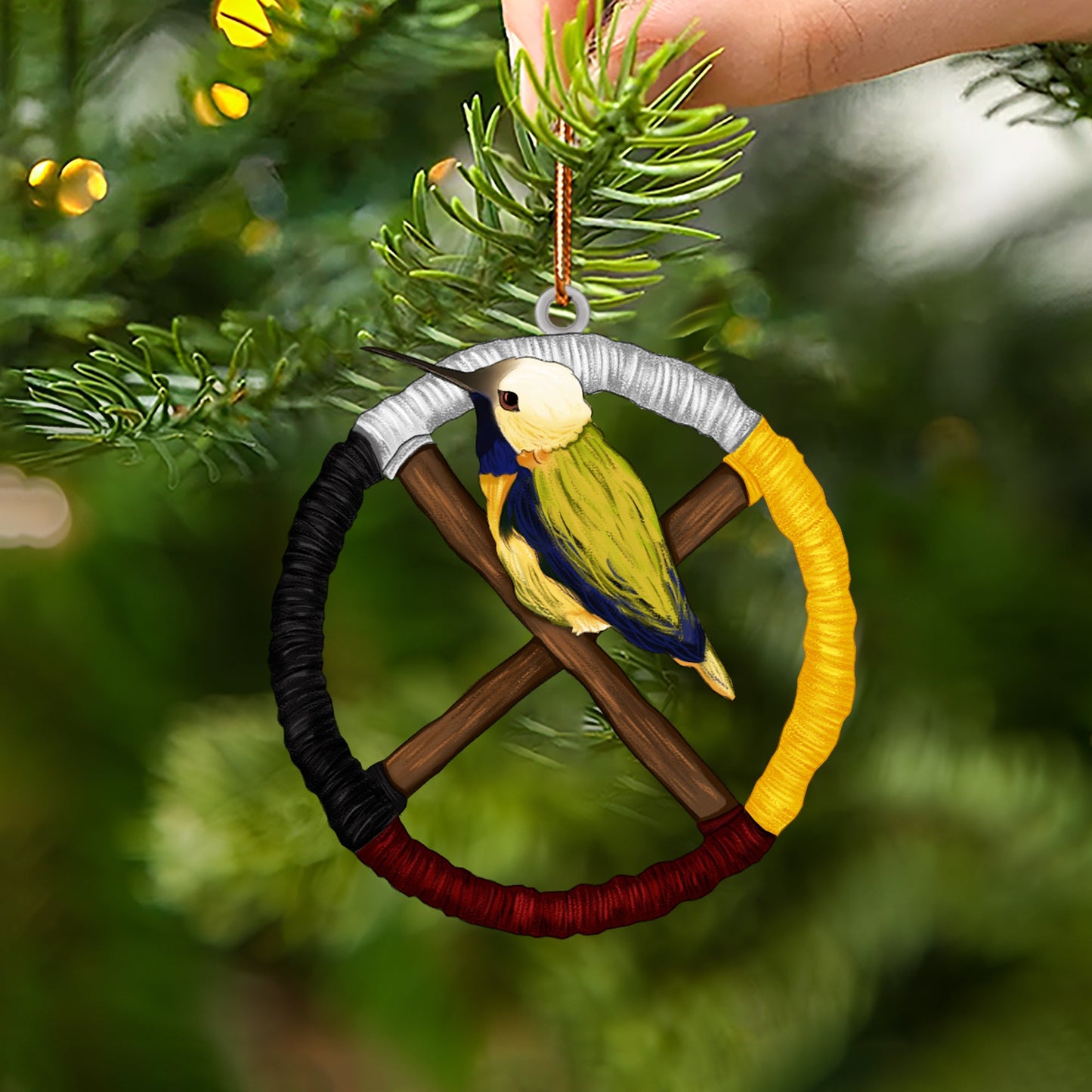 Humming Bird Native American - Unique Christmas Gift Decor Flat Acrylic