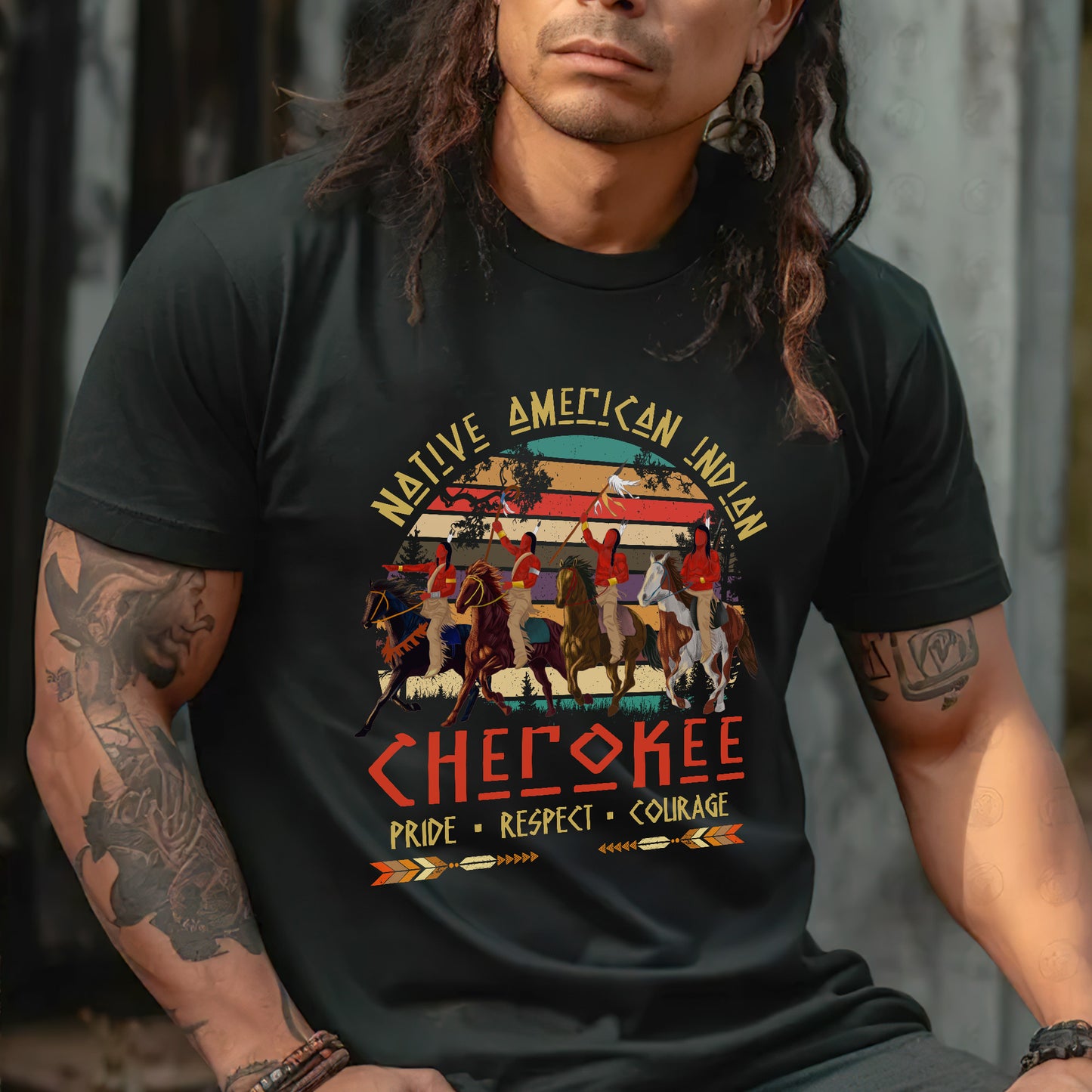 Cherokee Native American Indian Pride Unisex T-Shirt/Hoodie/Sweatshirt