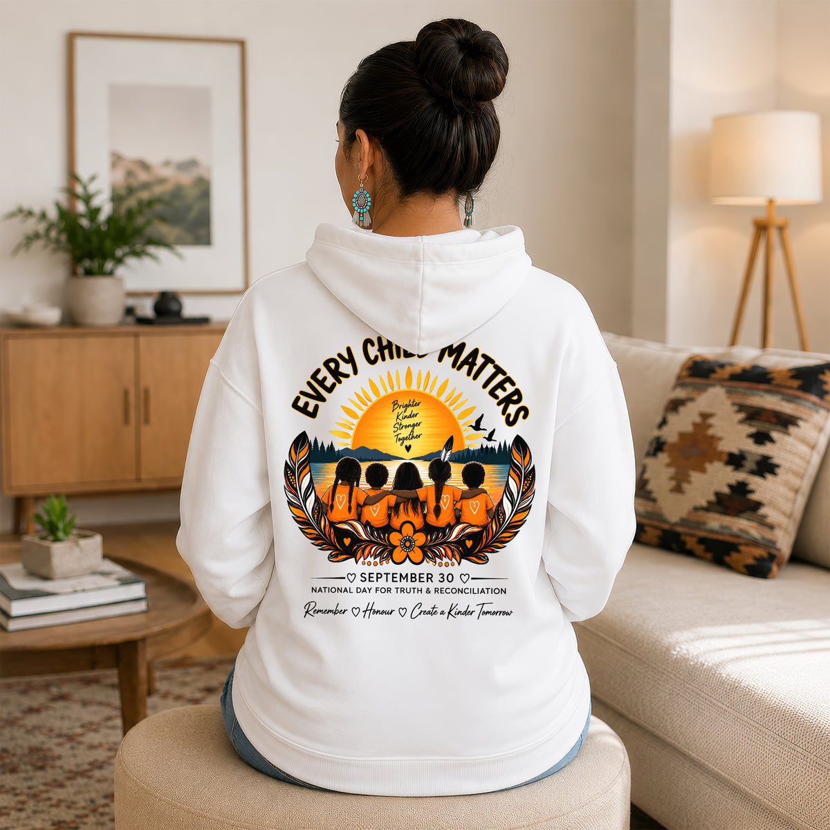 Every Child Matters Orange Shirt Day September 30 - Two sides - Unisex T-shirt/V-neck T-shirt/Hoodie/Sweatshirt