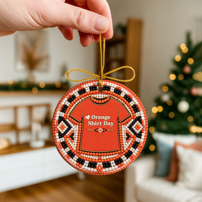 Orange Shirt Day Ceramic Ornament - Every Child Matters Gift Decor