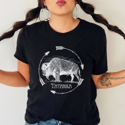 Tatanka Native American Bison Unisex T-shirt/V-neck T-shirt /Hoodie/Sweatshirt