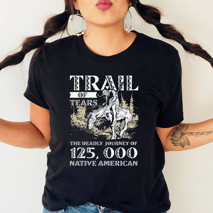 Trail of Tears Memorial - 125,000 Native Americans Lost Art Unisex T-Shirt/Hoodie/Sweatshirt