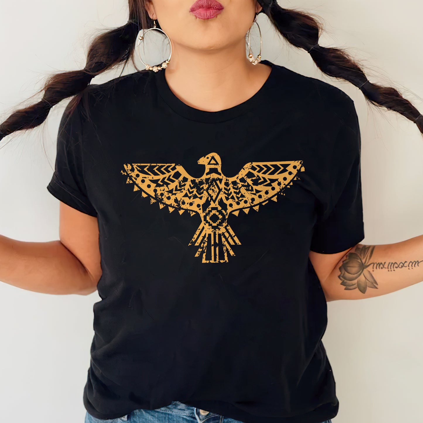 Native Thunderbird Spirit  Southwestern Tribal Unisex T-shirt/V-neck T-shirt /Hoodie/Sweatshirt
