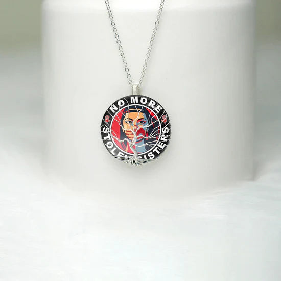 SALE 50% OFF - MMIW Handmade Necklace Tree of Life Tree Of Hope Premium Unisex With Native American Style