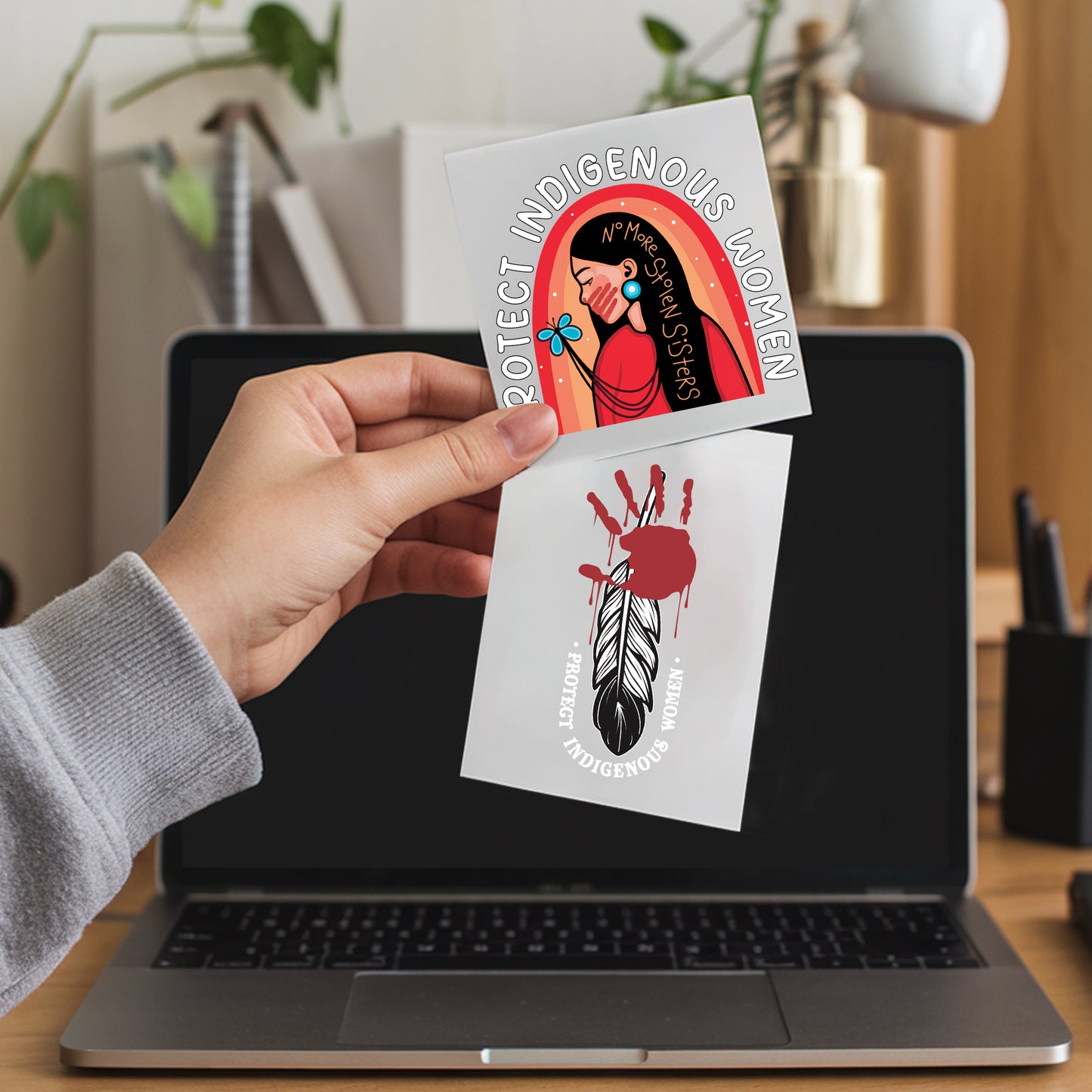 Protect Indigenous Women Decal - MMIW No More Stolen Sisters