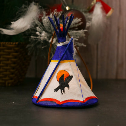 Sunset Hand-Painted Tipi Home Décor