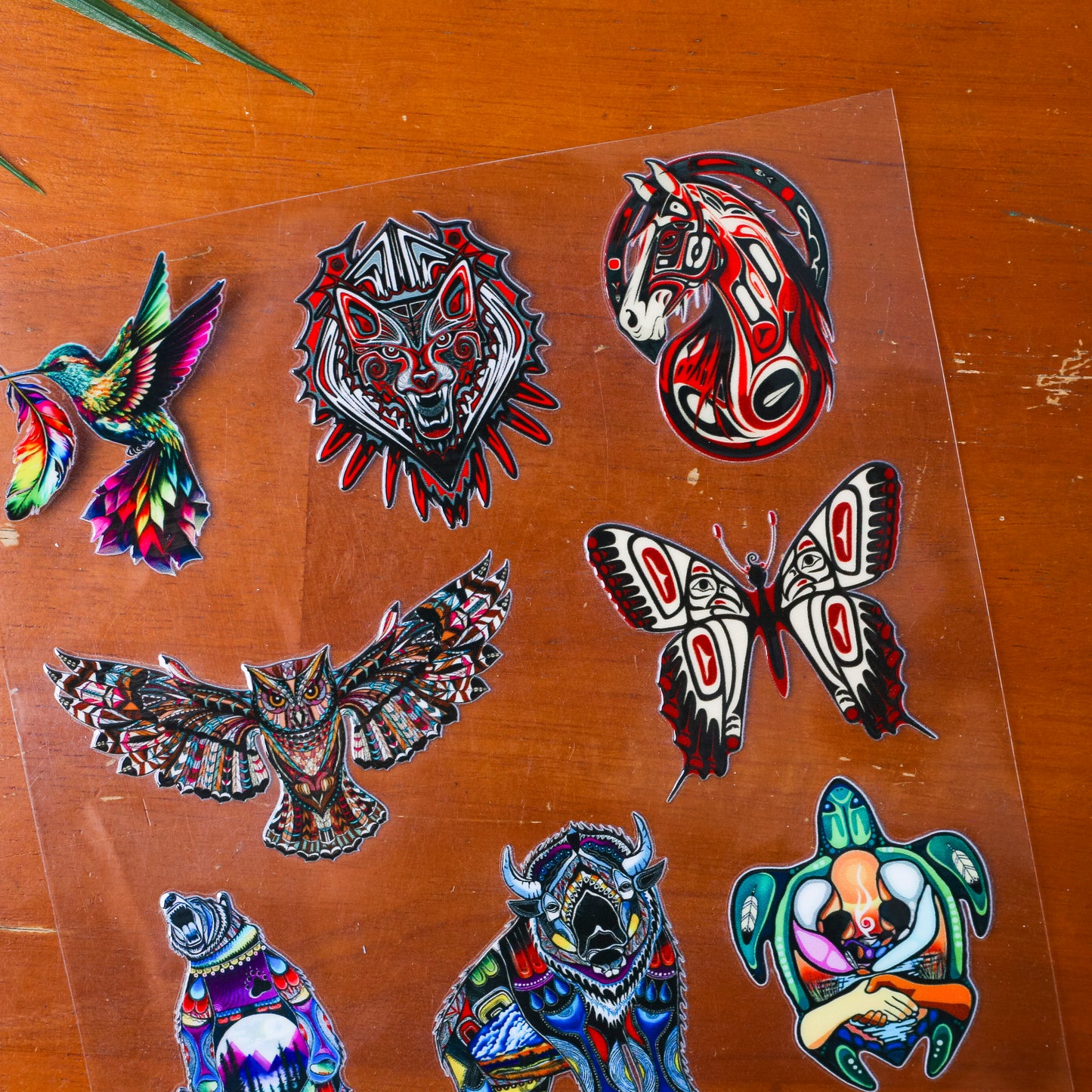 Sacred 10 Animal Spirits 3D Decal Set - High-Quality UV DTF