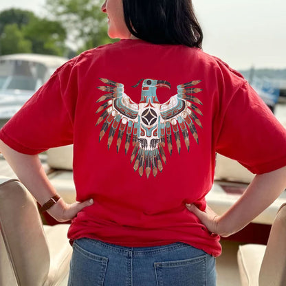 Thunderbird Native American Eagle Unisex - Two sides - T-Shirt/T-Shirt V-Neck/Hoodie/Sweatshirt