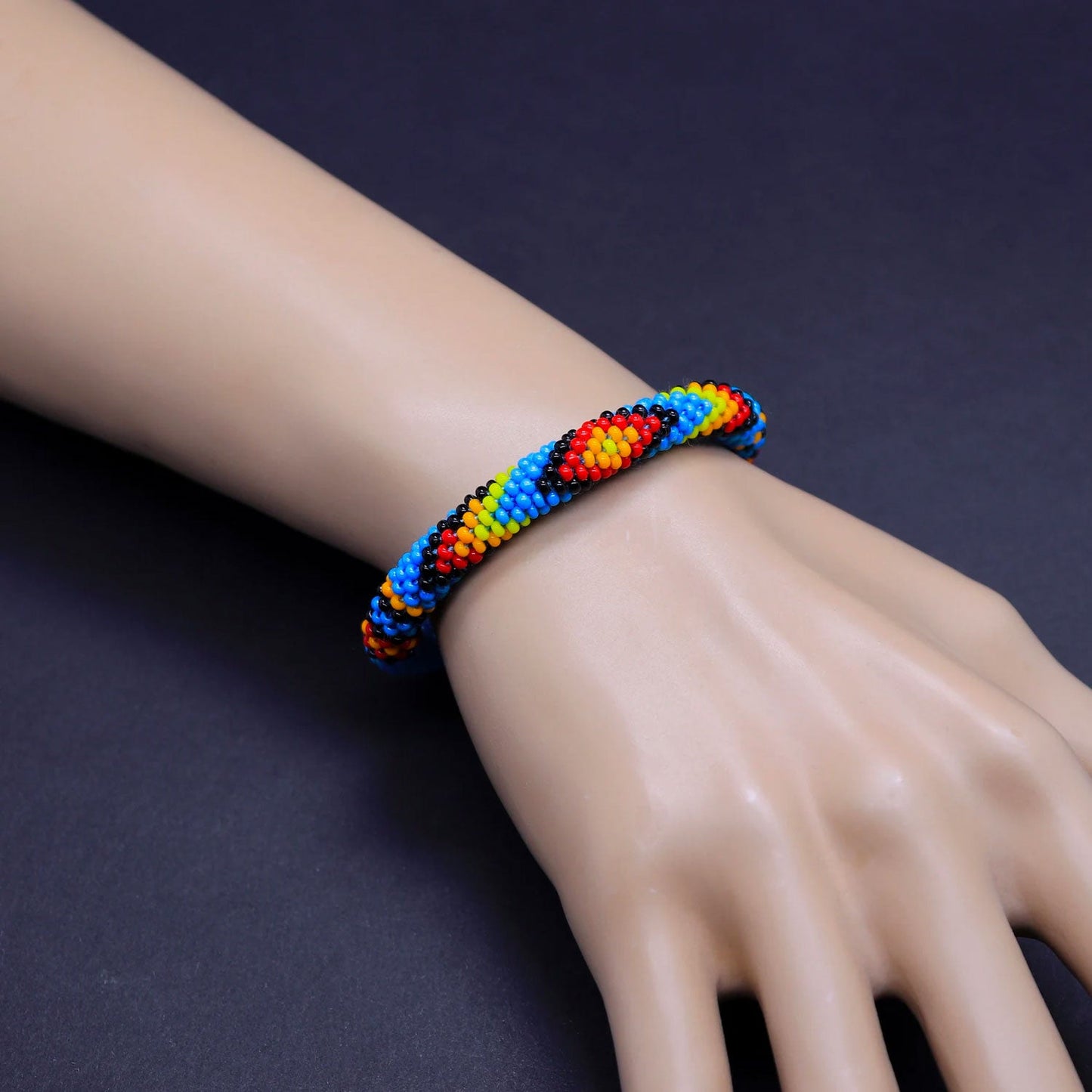 SALE 50% OFF - Native Americans Inspired Beaded Handmade Bracelet