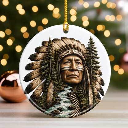 Voice of the Wilderness Native Christmas Ornament – Inspired Heritage Holiday Keepsake