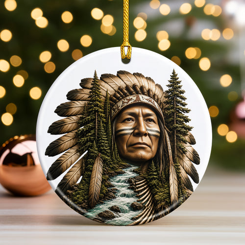Voice of the Wilderness Native Christmas Ornament – Inspired Heritage Holiday Keepsake
