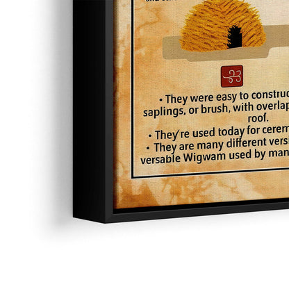 Native American Homes - Traditional Dwellings of Indigenous Cultures Poster