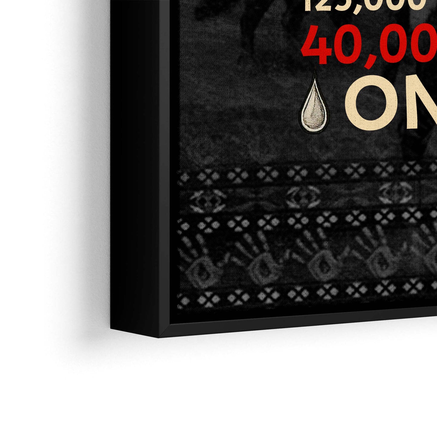 Trail Of Tears - 125000 Indigenous Forced To Leave 40000 Dreams Shattere Poster/Canvas