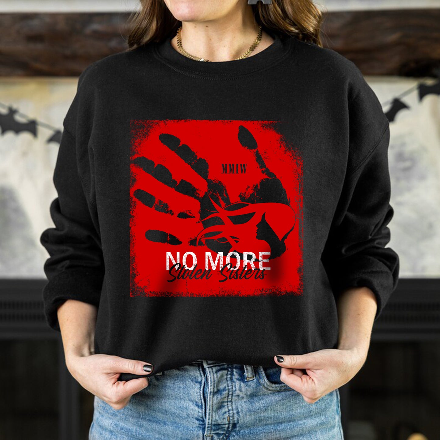 No More Stolen Sisters  – Remember & Honor Unisex Hoodie/T-Shirt/ T-Shirt V-Neck/Sweatshirt