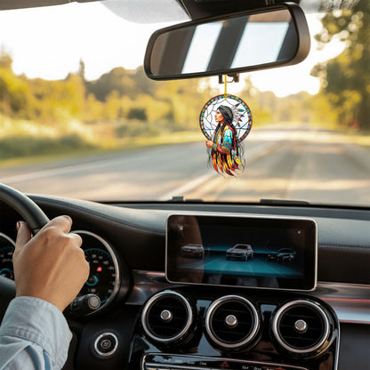 Native American Woman - Tribal Heritage Christmas Decor Flat Acrylic