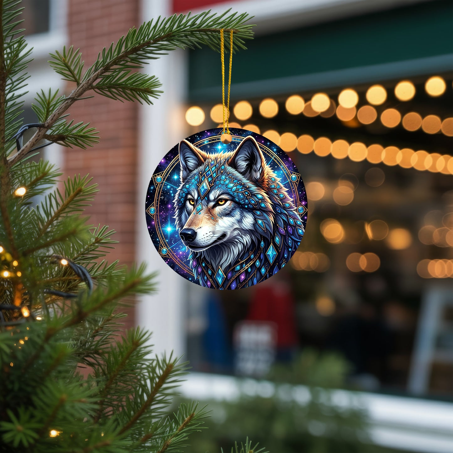 Galaxy Wolf - Crystal Spirit Animal Starry - Unique Christmas Gift Decor Flat Acrylic