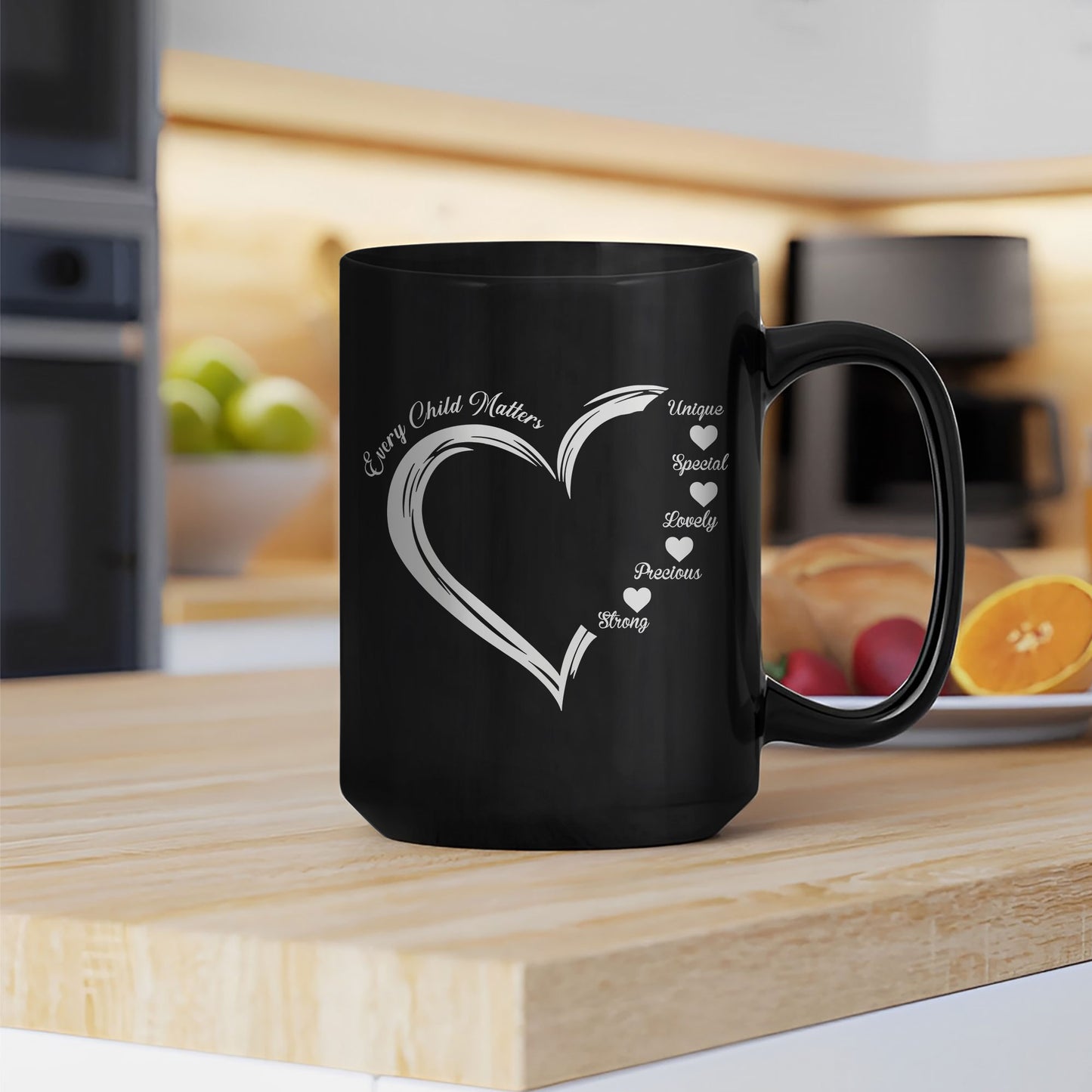 MMIW I Wear Red For My Sister - Red Hand Women Together Ceramic Coffee Mug