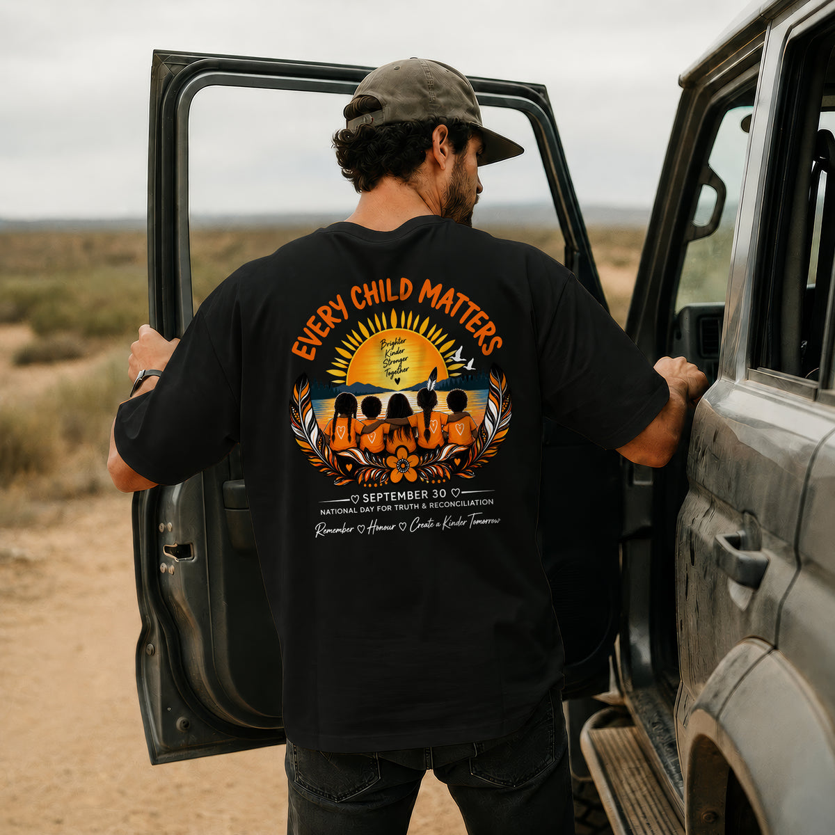 Every Child Matters Orange Shirt Day September 30 - Two sides - Unisex T-shirt/V-neck T-shirt/Hoodie/Sweatshirt