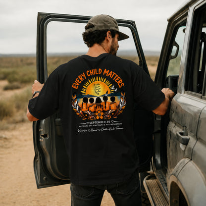 Every Child Matters Orange Shirt Day September 30 - Two sides - Unisex T-shirt/V-neck T-shirt/Hoodie/Sweatshirt