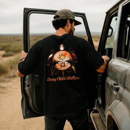 Every Child Matters Turtle For Orange Shirt Day - Two sides - Unisex T-shirt/V-neck T-shirt/Hoodie/Sweatshirt