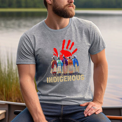 MMIW Indigenous Woman Red Hand Together Shirt Unisex T-shirt/Hoodie/Sweatshirt