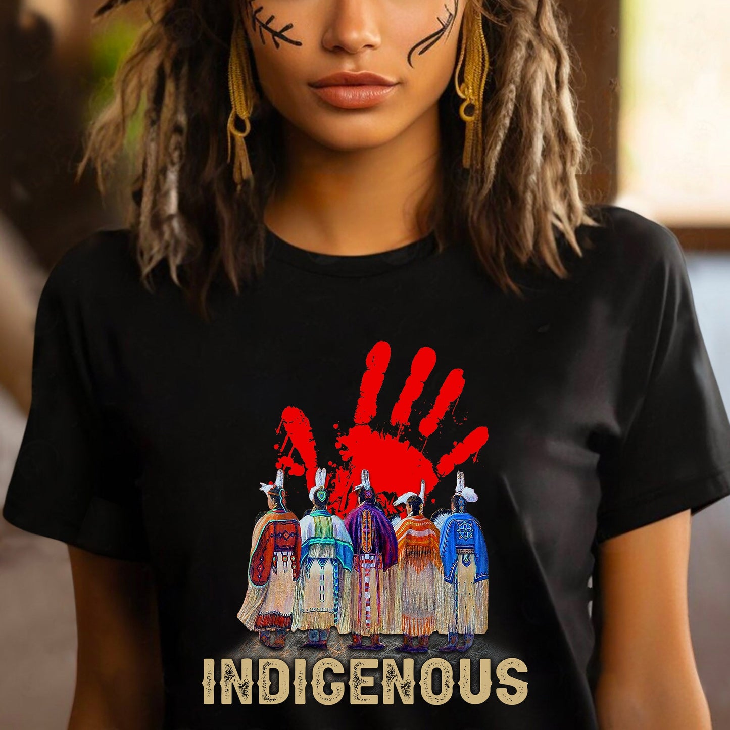 MMIW Indigenous Woman Red Hand Together Shirt Unisex T-Shirt/Hoodie/Sweatshirt