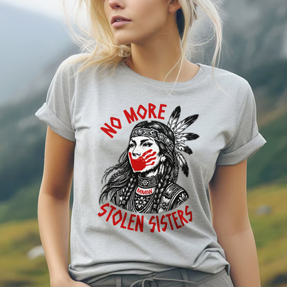 No More Stolen Sisters Feather Unisex T-shirt/T-shirt V-neck/Hoodie/Sweatshirt