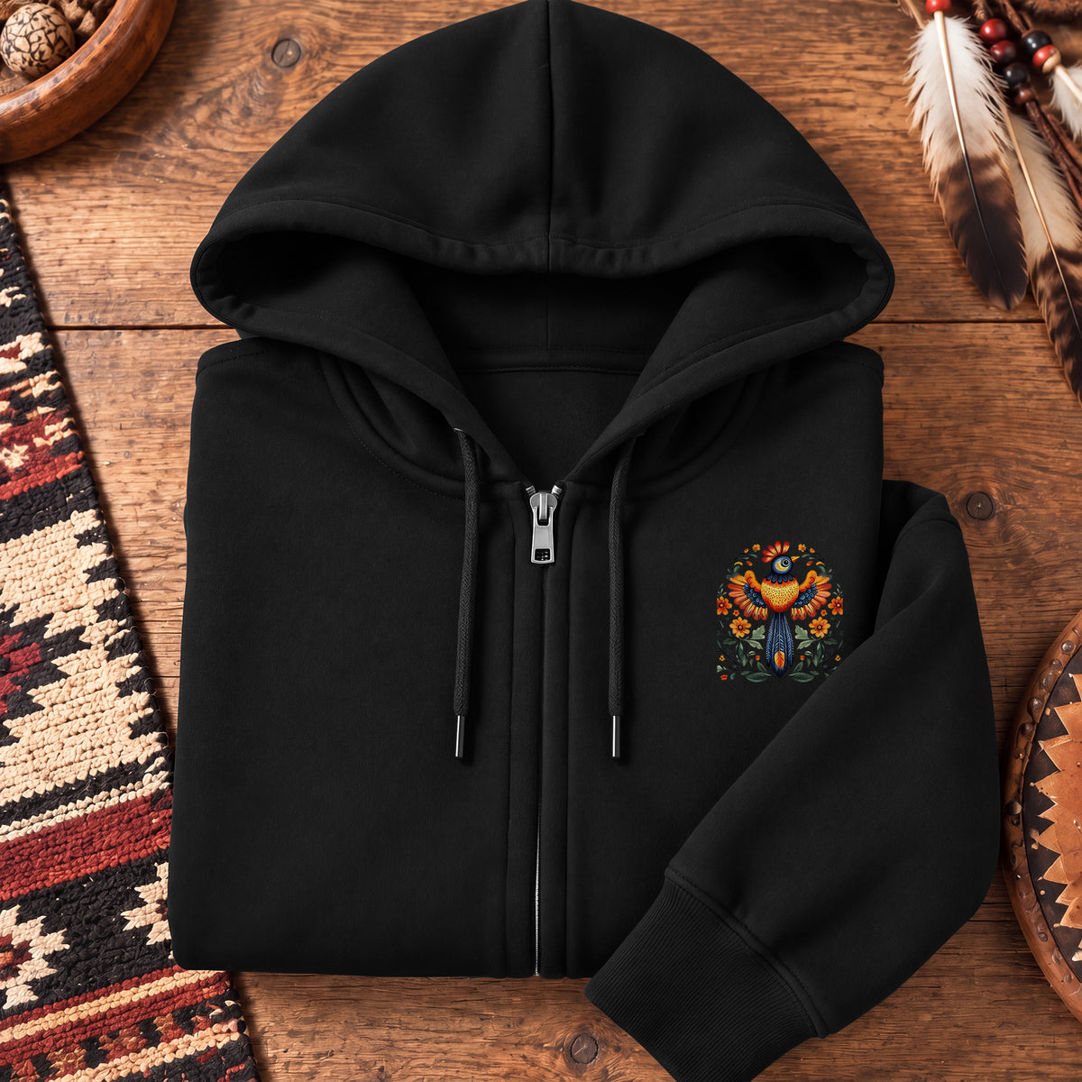 No One Is Illegal On Stolen Land  - Two Sides Unisex Hoodie Zip