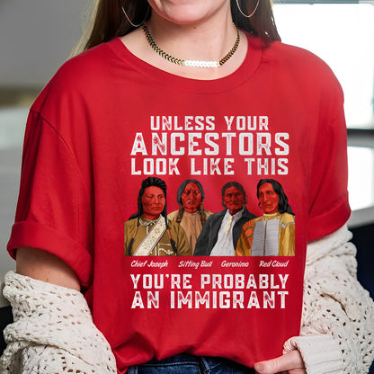 Unless Your Ancestors Look Like This You Probably Immigrant Unisex T-Shirt/Hoodie/Sweatshirt