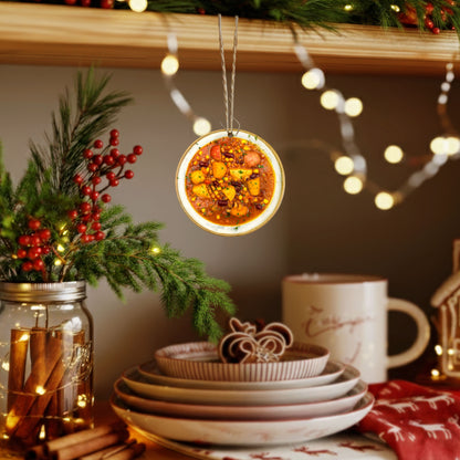 Native American Inspired Traditional Food Ornament - Flat Acrylic Holiday Decor