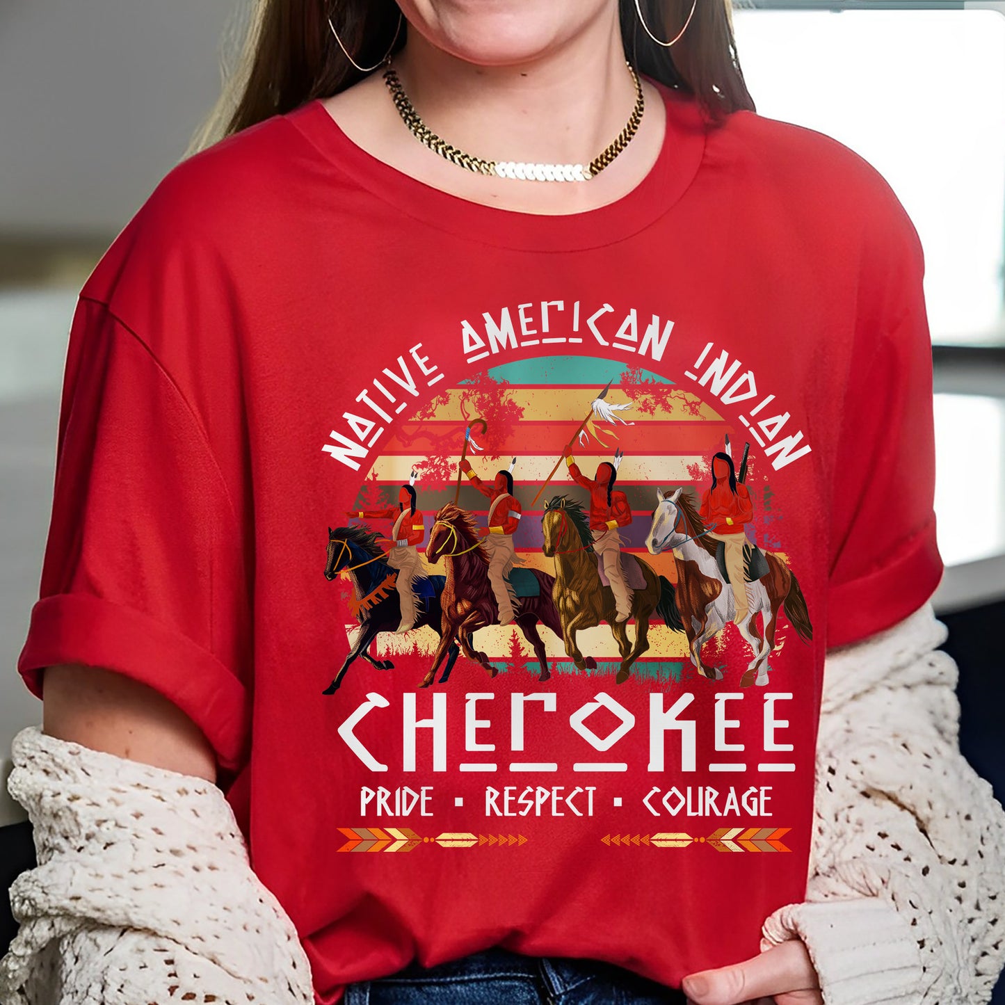 Cherokee Native American Indian Pride Unisex T-Shirt/Hoodie/Sweatshirt