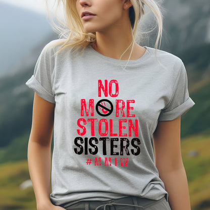No More Stolen Sisters Red Hand - MMIW Unisex T-Shirt/Hoodie/V-Neck/Sweatshirt