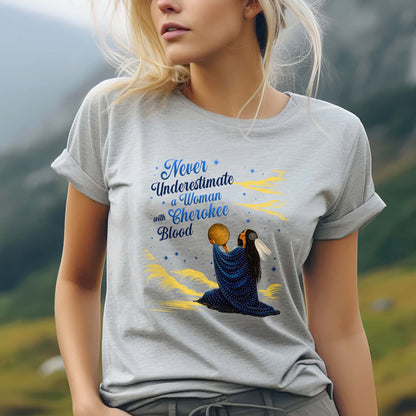 Custom Native American Tribe - Never Underestimate Indigenous Women Unisex T-Shirt/T-Shirt V-Neck/Hoodie/Sweatshirt