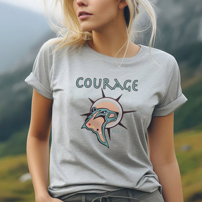 The Seven Sacred Laws - Courage Native American Unisex T-Shirt/T-Shirt V-Neck/Hoodie/Sweatshirt