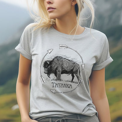Tatanka Native American Bison Unisex T-shirt/V-neck T-shirt /Hoodie/Sweatshirt