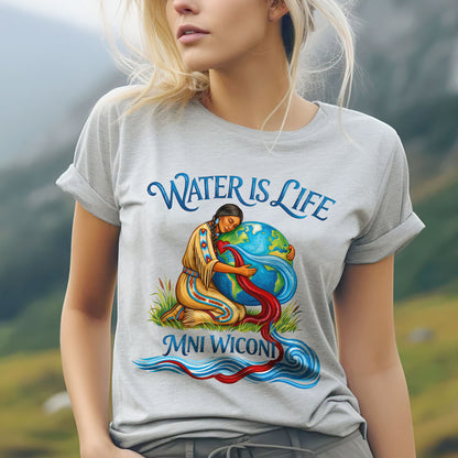 Water is Life  Mini Wiconi - Unisex T-shirt/V-neck T-shirt/Hoodie/Sweatshirt
