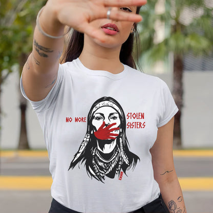 MMIW NO MORE STOLEN SISTERS Unisex WC47 T-shirt/T-shirt V-Neck/Hoodie/Sweatshirt