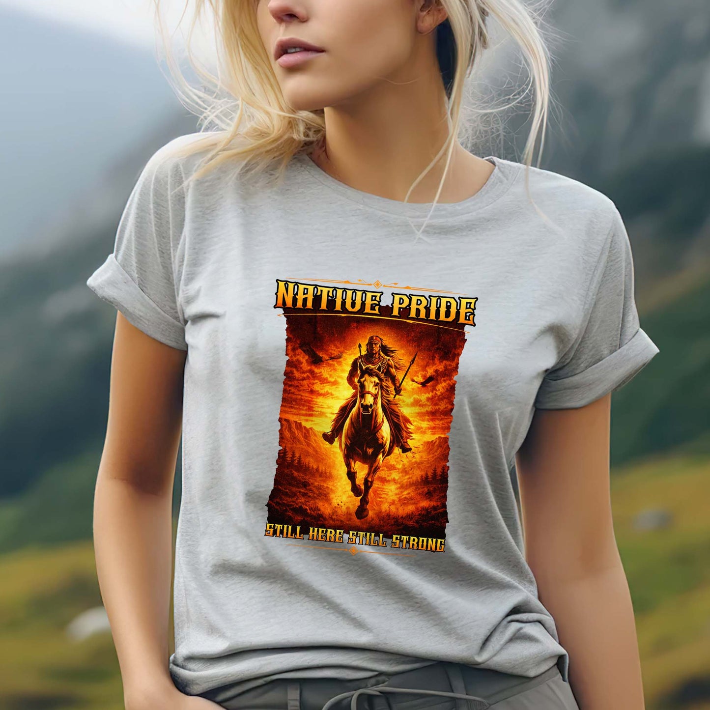 Native Pride - Still Here Still Strong Indigenous Heritage Unisex T-Shirt/T-Shirt V-Neck/Hoodie/Sweatshirt